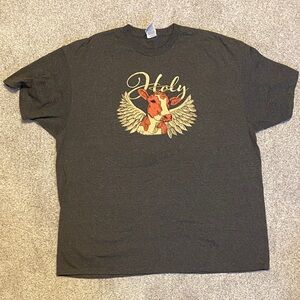 Holy cow women’s T-shirt charcoal gray 2XL